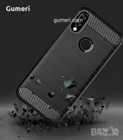 Huawei Y6s Карбонов удароустойчив гръб , снимка 2 - Калъфи, кейсове - 30522374