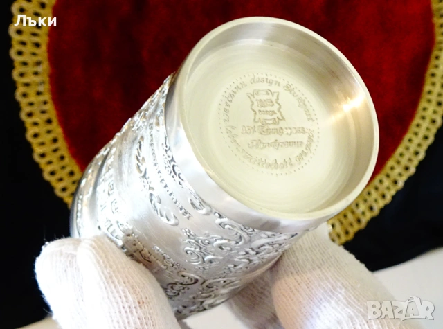 Калаена чаша за вино,влак,железница. , снимка 9 - Антикварни и старинни предмети - 54358701