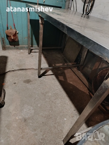 Маса от неръждаема стомана , снимка 4 - Обзавеждане на кухня - 54308253