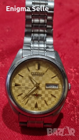 Винтидж оригинален мъжки ръчен часовник Citizen Automatic с 21 камъка