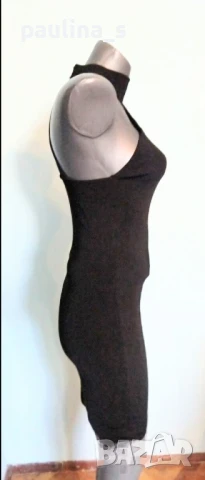 Два различни броя / Уникална рокля с кожен акцент "MYBC" и "Gestuz" / унисайз , снимка 18 - Рокли - 36473533