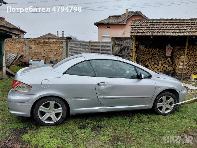 Пежо 307 CC, снимка 2 - Автомобили и джипове - 54173278