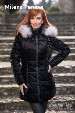 Зимно яке със естествен пух, снимка 3 - Якета - 44302211