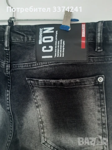 Мъжки дънкови шорти Dsquared2 Ibrahimovic, снимка 5 - Къси панталони - 51196398