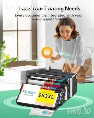 Нови 953XL мастилници 4 цвята HP OfficeJet Pro 8710 8720 8730 8740 7720 7740 принтер мастило печат, снимка 6 - Консумативи за принтери - 56209111