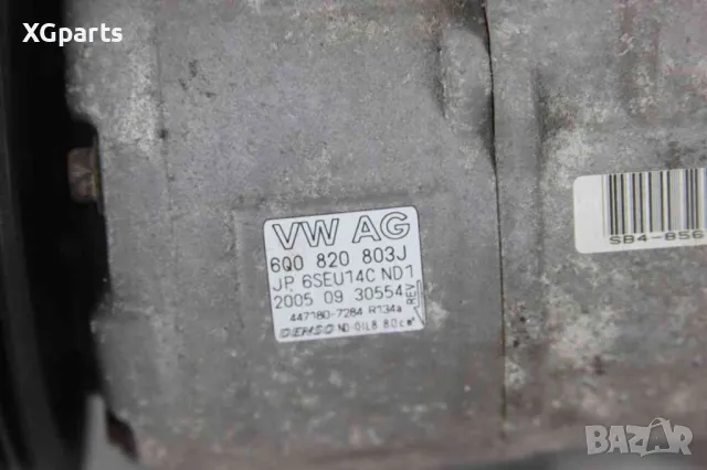 Компресор климатик за Skoda Fabia I 1.4tdi 75 к.с. (2000-2007) 6Q0820803J, снимка 2 - Части - 49167766