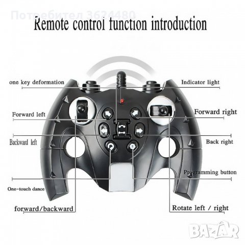 2862 Кола с дистанционно управление на ръката 4WD, снимка 9 - Коли, камиони, мотори, писти - 40129854