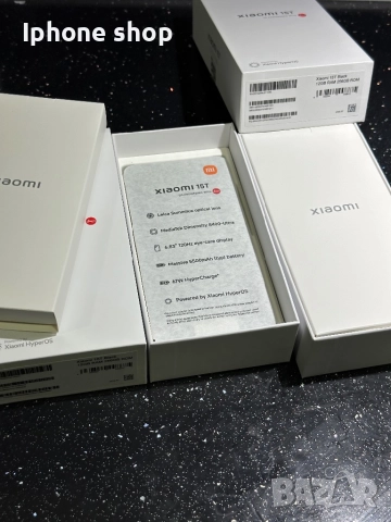 Чисто НОВИ! Xiaomi 15 T Black 256GB 12GB Ram, снимка 3 - Xiaomi - 52818583