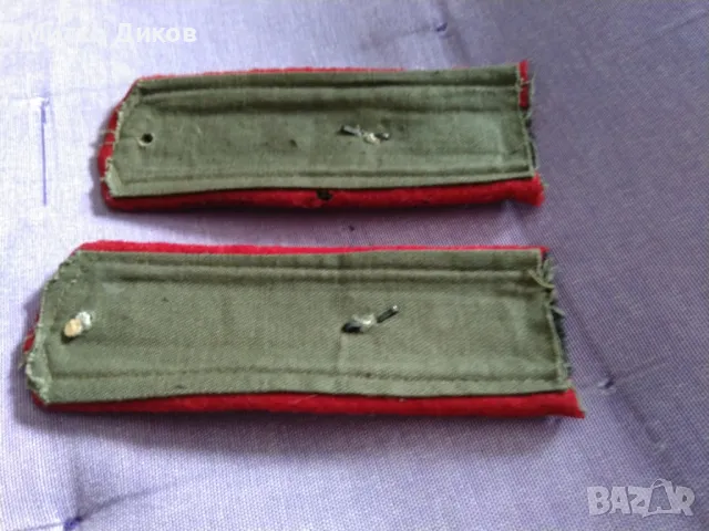 Пагони на майор от соца за зимни дрехи шаяк шинел 2 броя, снимка 4 - Антикварни и старинни предмети - 48757492