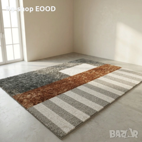 Модерен килим 120x160 см, 3D ефект, геометричен, неплъзгащ се, снимка 7 - Килими - 53932616