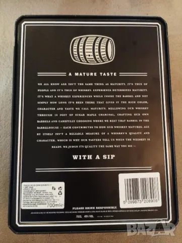 Тенекиена кутия от уиски JACK DANIELS. , снимка 4 - Колекции - 48518518