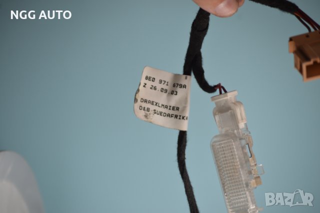 Инсталация светлини за жабка за Audi A4 Avant B7, снимка 2 - Части - 37793746