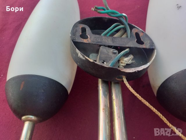 Стар аплик с ел. ключе, снимка 7 - Лампи за стена - 33817749