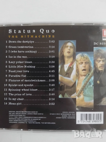 Status Quo – The Hitmachine - оригинален диск музика, снимка 2 - CD дискове - 52812665