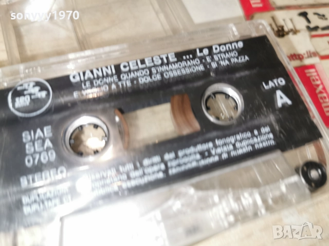 GIANNI CELESTE-ORIGINAL TAPE 2112251927, снимка 9 - Аудио касети - 52868535