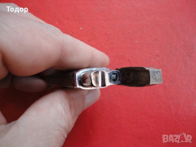 Посребрена метална запалка , снимка 4 - Запалки - 53028256