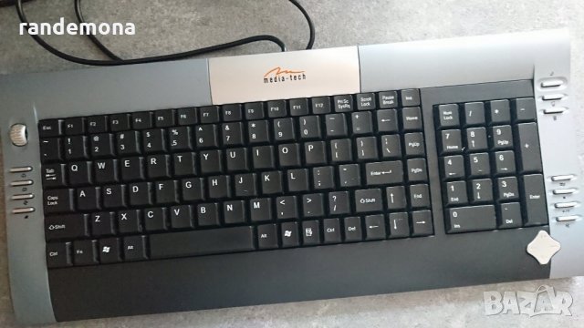 Клавиатура Black-Silver USB+PS/2, снимка 1 - Клавиатури и мишки - 35476049