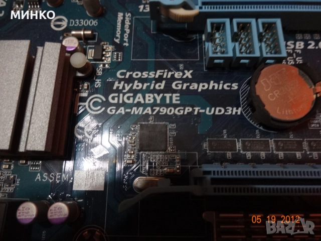 Phenom II X4 945 + GA-MA790GPT-UD3H , снимка 3 - Дънни платки - 52966578