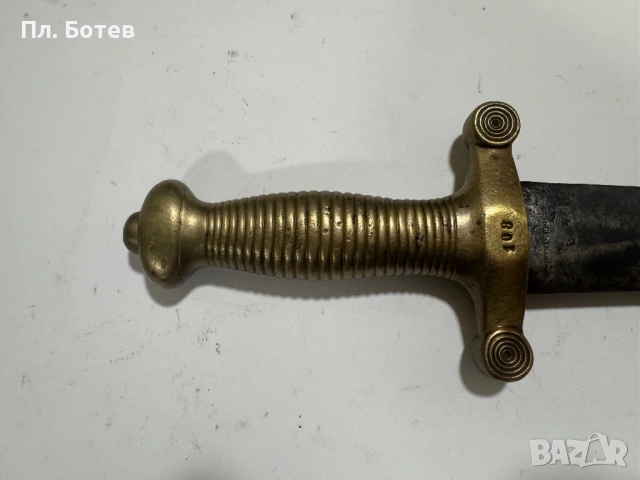 Стара сабя Тесак, снимка 2 - Антикварни и старинни предмети - 53155991