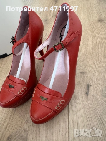 Дамски обувки на ток Fornarina - естествена кожа, нови с кутия, снимка 3 - Дамски обувки на ток - 53136090