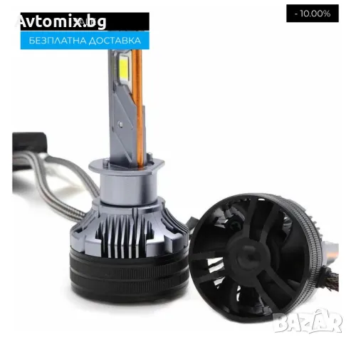 Н1 LED xenon крушки, модел STN1 за 10-24V, 65W, Canbus 6000K, комплект, БЕЗПЛАТНА ДОСТАВКА, снимка 3 - Аксесоари и консумативи - 49674323