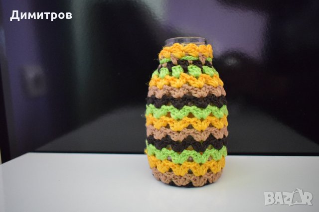 Красиви ръчно плетени вази, снимка 5 - Вази - 32188846