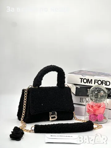Balenciaga Дамска Плюшена Чанта Баленсиага👜Дамска Пухкава Чанта Баленсиага Код D1587, снимка 2 - Чанти - 48595104