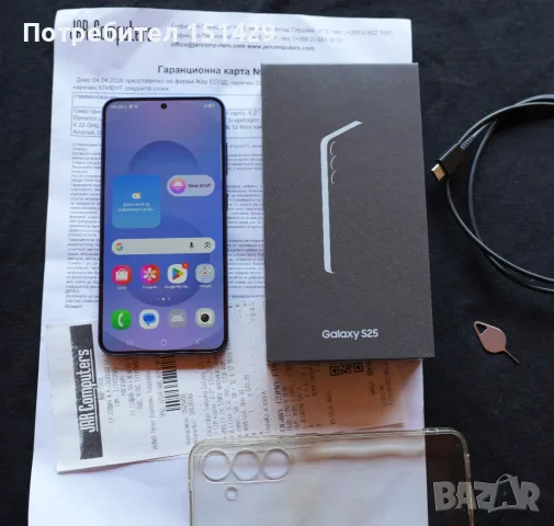 Samsung Galaxy S25 Син 128 - Отличен! Гаранция!, снимка 2 - Samsung - 56150556