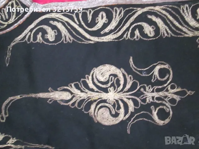 19 век елек за носия златна и сребърна сърма, снимка 4 - Антикварни и старинни предмети - 49828078