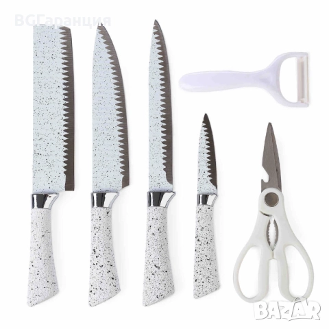 Комплект кухненски ножове Zepter от 6 части, снимка 4 - Прибори за хранене, готвене и сервиране - 52256135