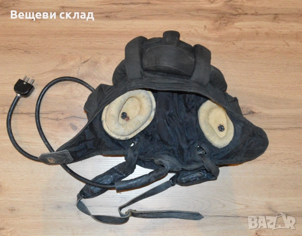 Танкистки шлемофон с ларингофон, снимка 3 - Антикварни и старинни предмети - 53946209
