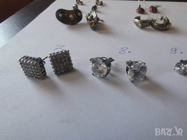 Сребърни обеци, снимка 5 - Обеци - 35412644