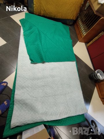 Капитониран шушляков плат за якета или нещо друго 7м /1,5м зелен, снимка 11 - Платове и дамаски - 39765333