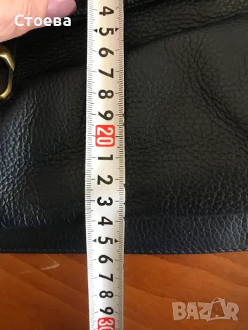 италианска кожена дамска чанта и шал, снимка 12 - Чанти - 46099511