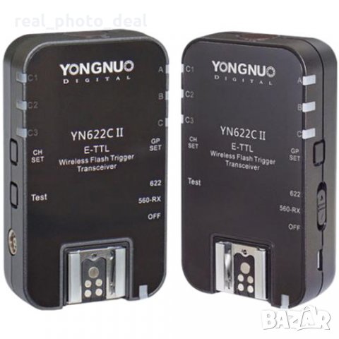 Синхронизатори YN-622C II (2бр.) за Canon - E-TTL II / HSS / Multi - чисто нови, снимка 1 - Светкавици, студийно осветление - 30675182