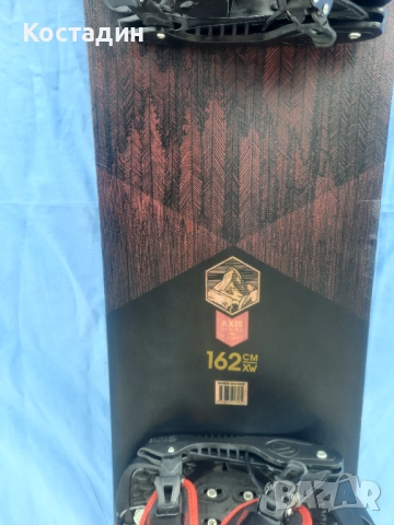 Сноуборд NIDECKER AXIS с автомати 162см.  , снимка 5 - Зимни спортове - 52466867