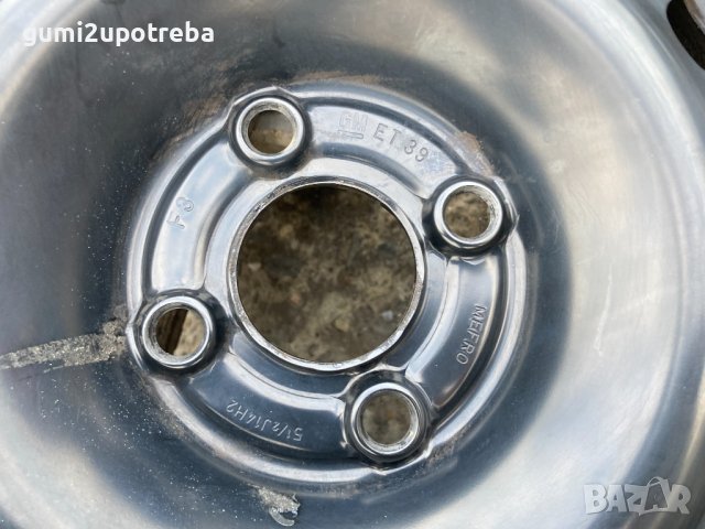 14 джанти 4х100 Opel Astra Vectra Corsa Adam 5,5J et39 гуми 185/70/14, снимка 6 - Гуми и джанти - 44279485