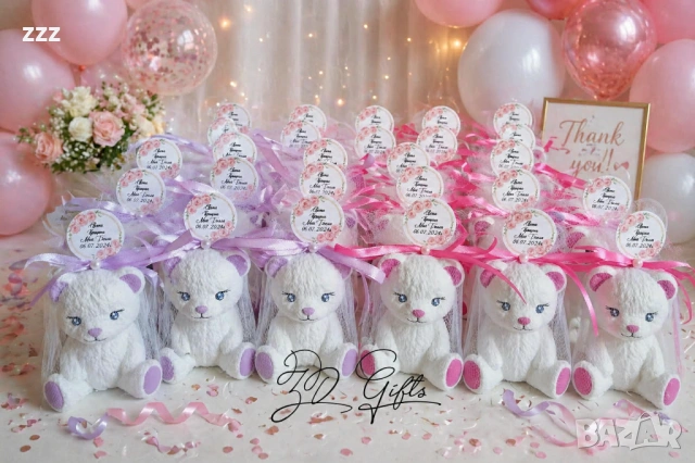 🌸 Подаръци за гости Мечета 🌸 Бонуси за количества 🎈