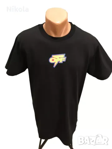 OFF-WHITE C/O VIRGIL ABLOH DEGRADE THUND SLIM тениска, размери: S, XL и XXL, снимка 5 - Тениски - 48355200