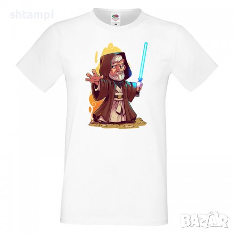 Мъжка тениска Star Wars Obi Wan Star Wars Игра,Изненада,Подарък,Геймър, , снимка 5 - Тениски - 36809580