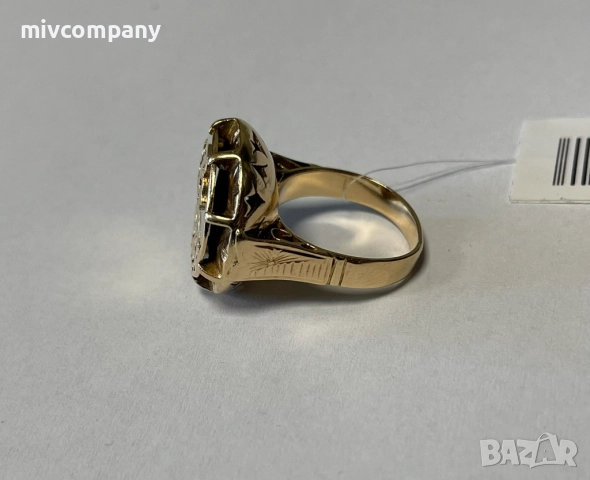 Златен пръстен 9.72гр., снимка 4 - Пръстени - 52615909
