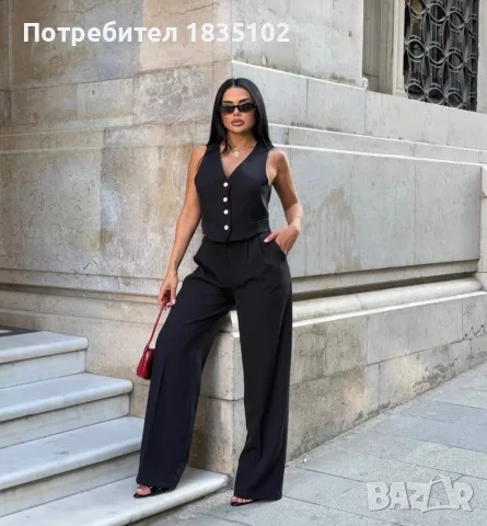 Дамски елегантен костюм , снимка 2 - Комплекти - 55754426