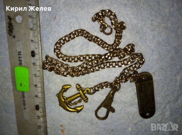 ЗДРАВ СТОМАНЕН КЮСТЕК за ДЖОБЕН ЧАСОВНИК или КЛЮЧОДЪРЖАТЕЛ ВЕРИЖКА СИНДЖИРЧЕ за КОЛАН 31251, снимка 10 - Колиета, медальони, синджири - 42082336