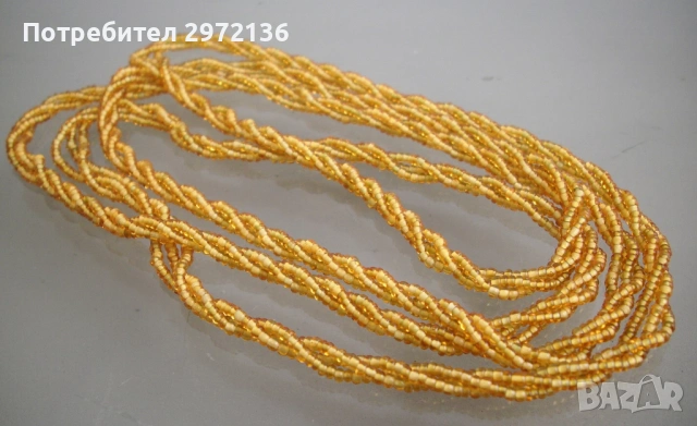 Колие гердан чешки стъклени мъниста, снимка 2 - Колиета, медальони, синджири - 53097400