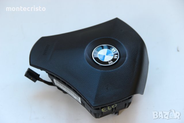 Трилъчев airbag за волан BMW Serie 5 E60 E61 (2003-2010г.) трилъчев / 601 7189 00 / 601718900, снимка 2 - Части - 38107170
