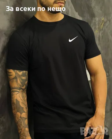 Nike Мъжка Черна Тениска👕Мъжка Блуза С Къс Ръкав В Черен Цвят Найк Код B299