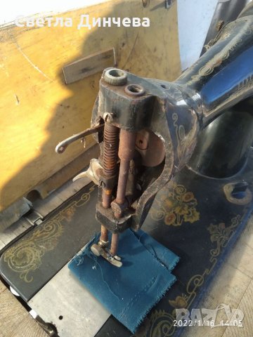 Стара шевна машина, снимка 5 - Антикварни и старинни предмети - 35458441