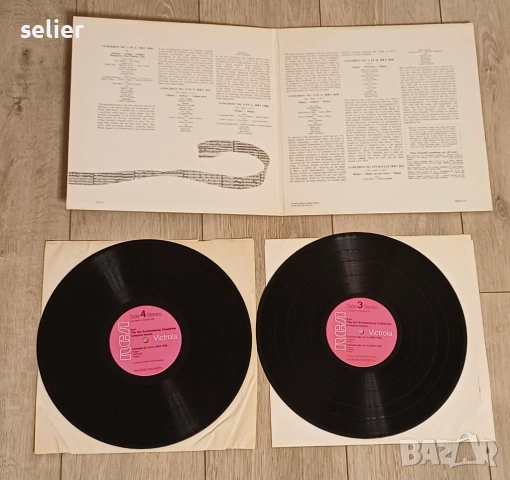 Bach, Collegium Aureum ‎– The Six Brandenburg Concertos Двойна плоча-GATEFOLD Издание 🇺🇸 USA 1968г, снимка 3 - Грамофонни плочи - 53058280