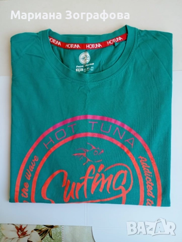 Тениски LACOSTE, "HOT TUNA", БГ "Борти бельо" 100% памук, - COTTON DELUXE by ANVIL USA и др., снимка 11 - Тениски - 49206288