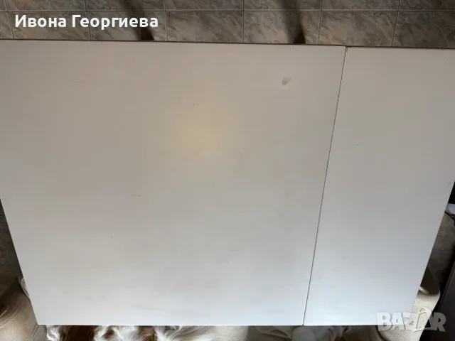 Продавам бяла разтегателна маса IKEA NORDVIKEN, снимка 2 - Маси - 56536388